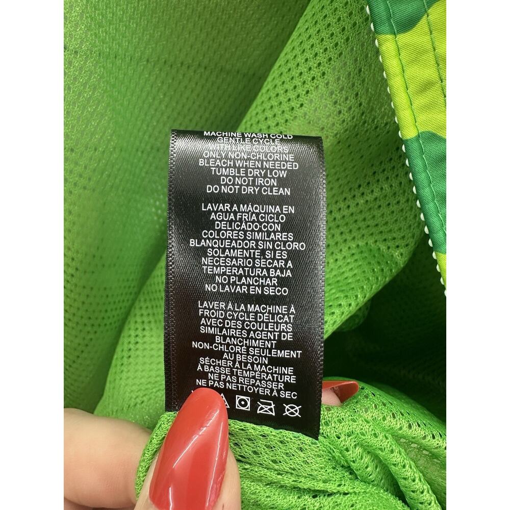 Members Only Jacket Size Large Adult Swim Rick and Morty Green Zip Up NWTs - Picture 8 of 13